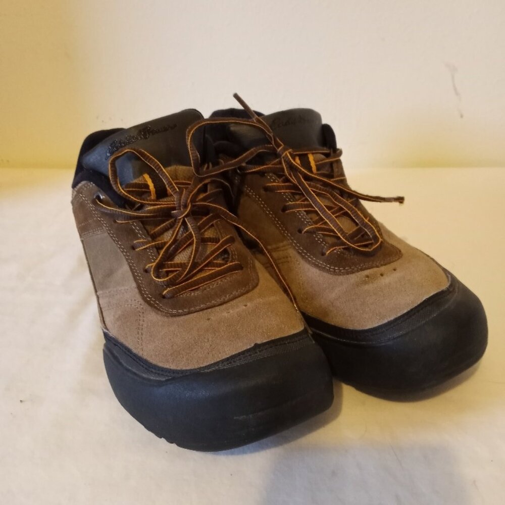 Eddie Bauer Men's Leather Suede Trenton Hiking Walking Shoes Size 9.5 - USED